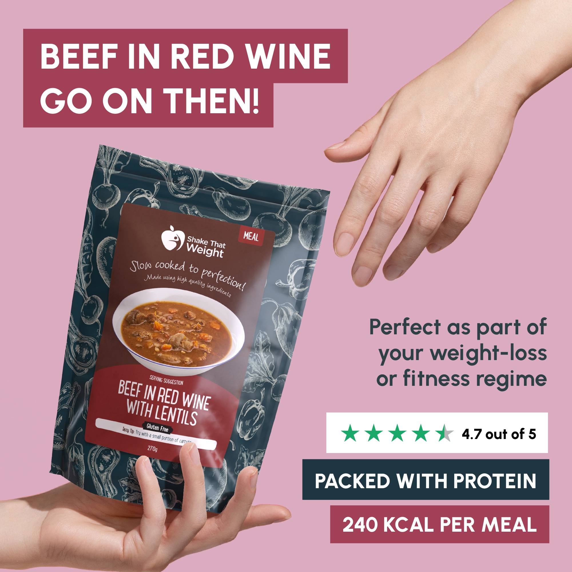 Shake That Weight Facebook ad