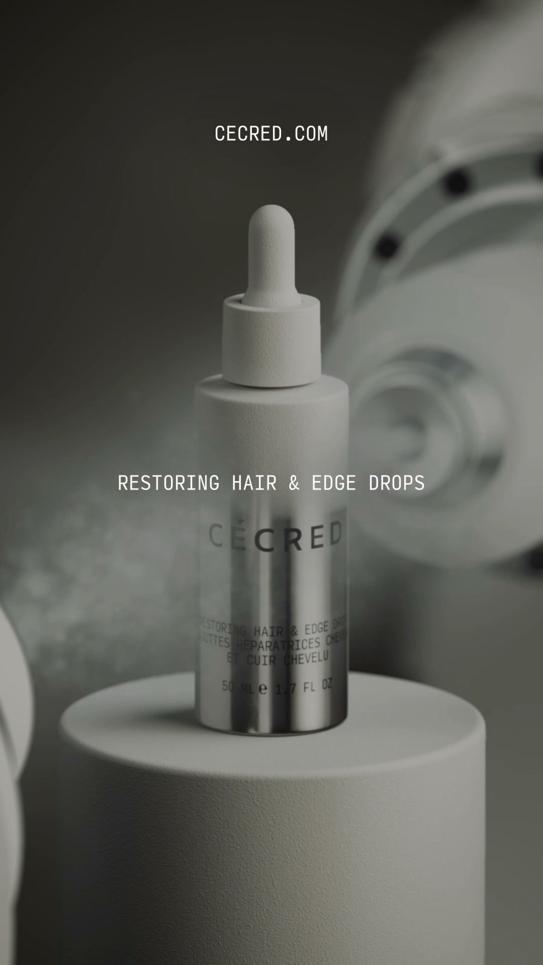 Cecred Facebook ad: Restoring Hair & Edge Drops