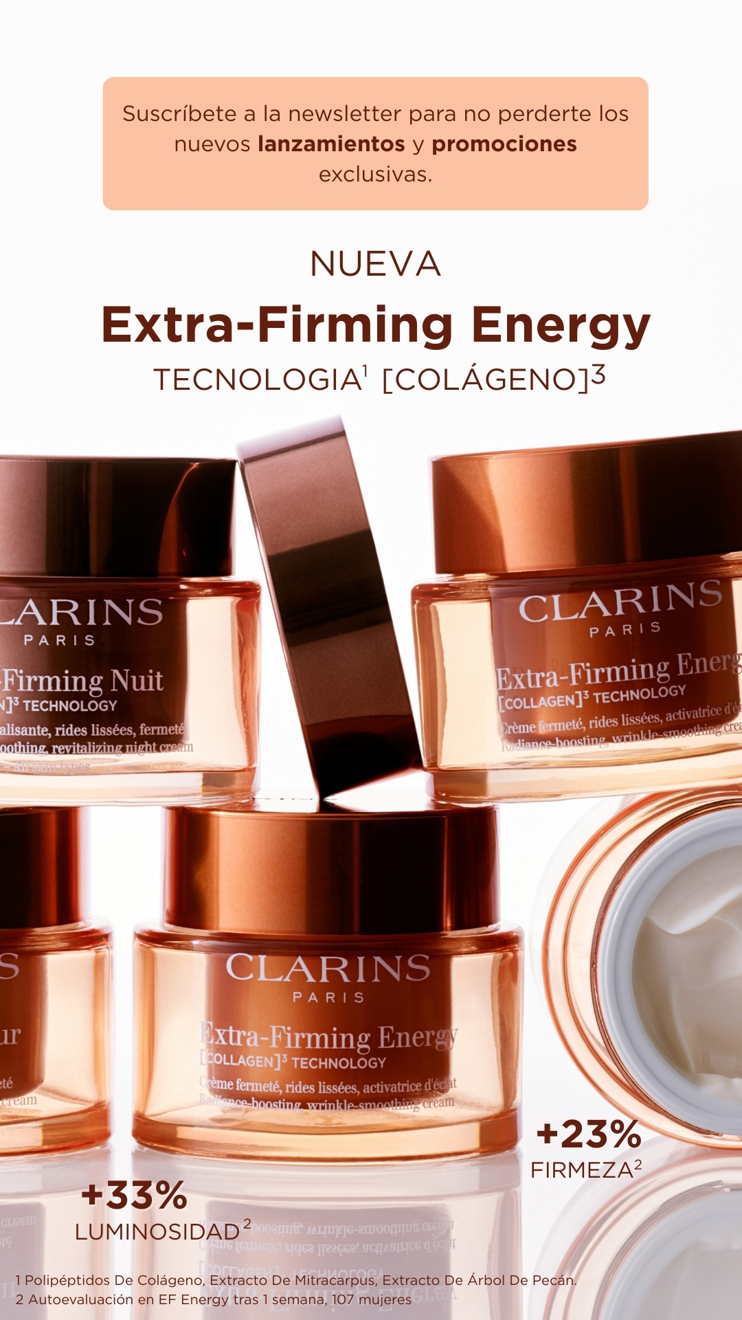 Clarins Facebook ad