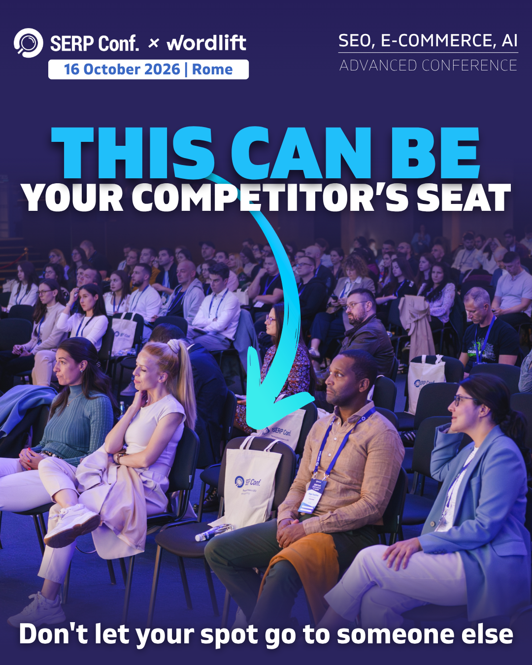 SERP Conf. Rome Facebook ad
