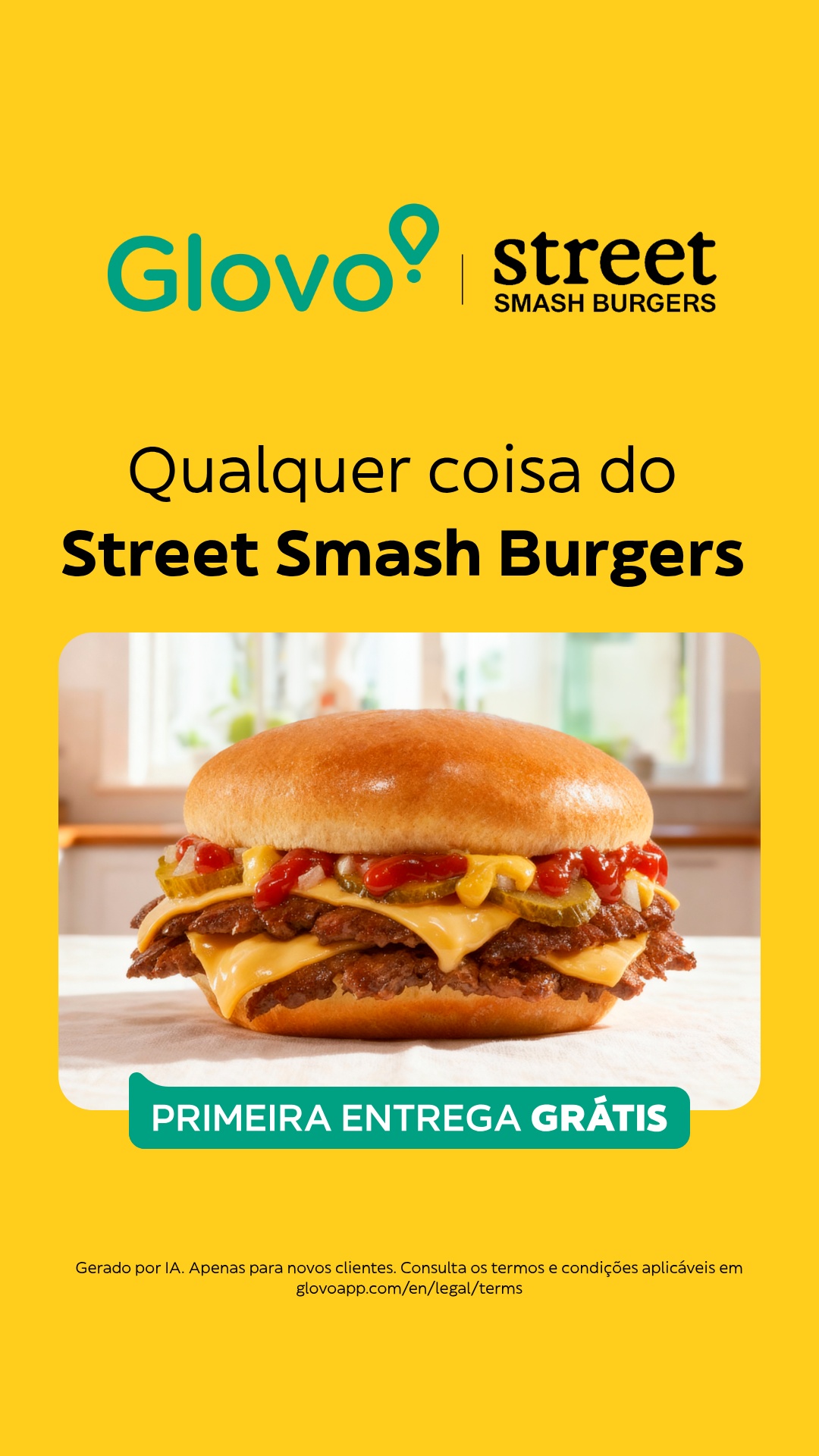 Glovo Facebook ad