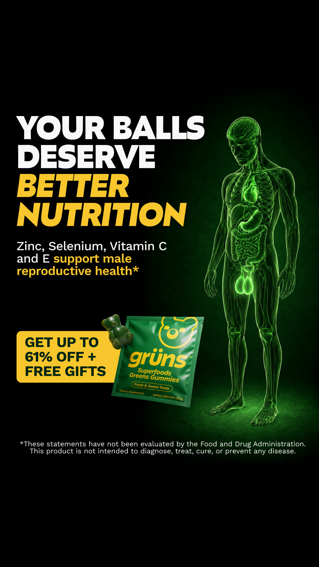 Grüns Facebook ad