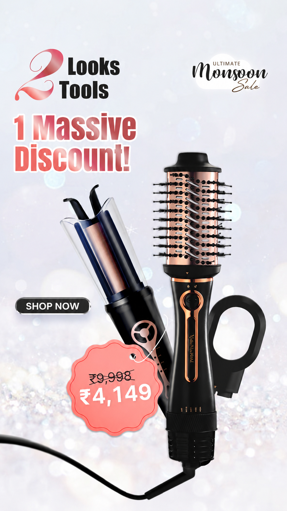 MakeMeebold Hair Styling Facebook ad