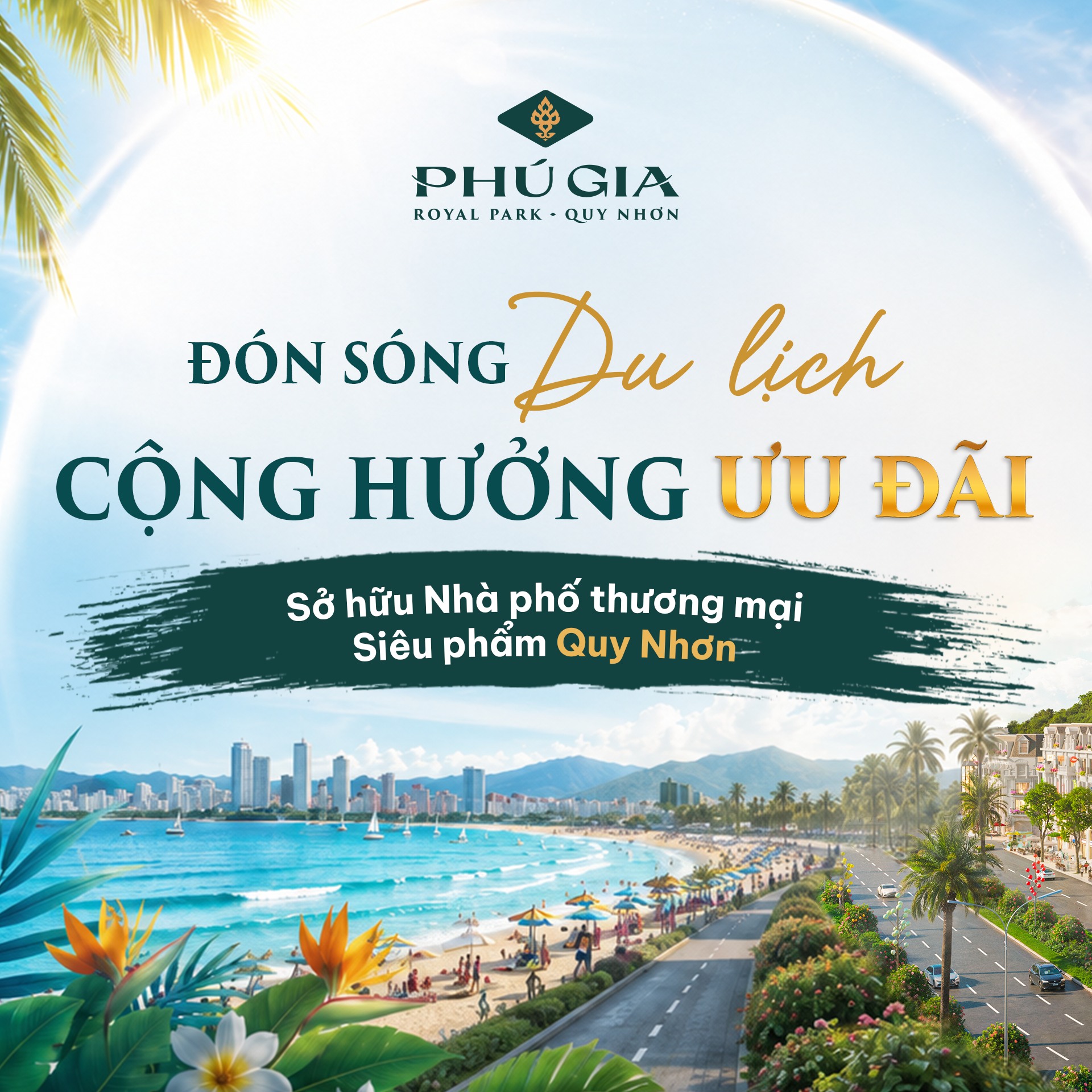 Phú Gia Royal Park Facebook ad: ĐÓN SÓNG DU LỊCH - CỘNG HƯỞNG ƯU…