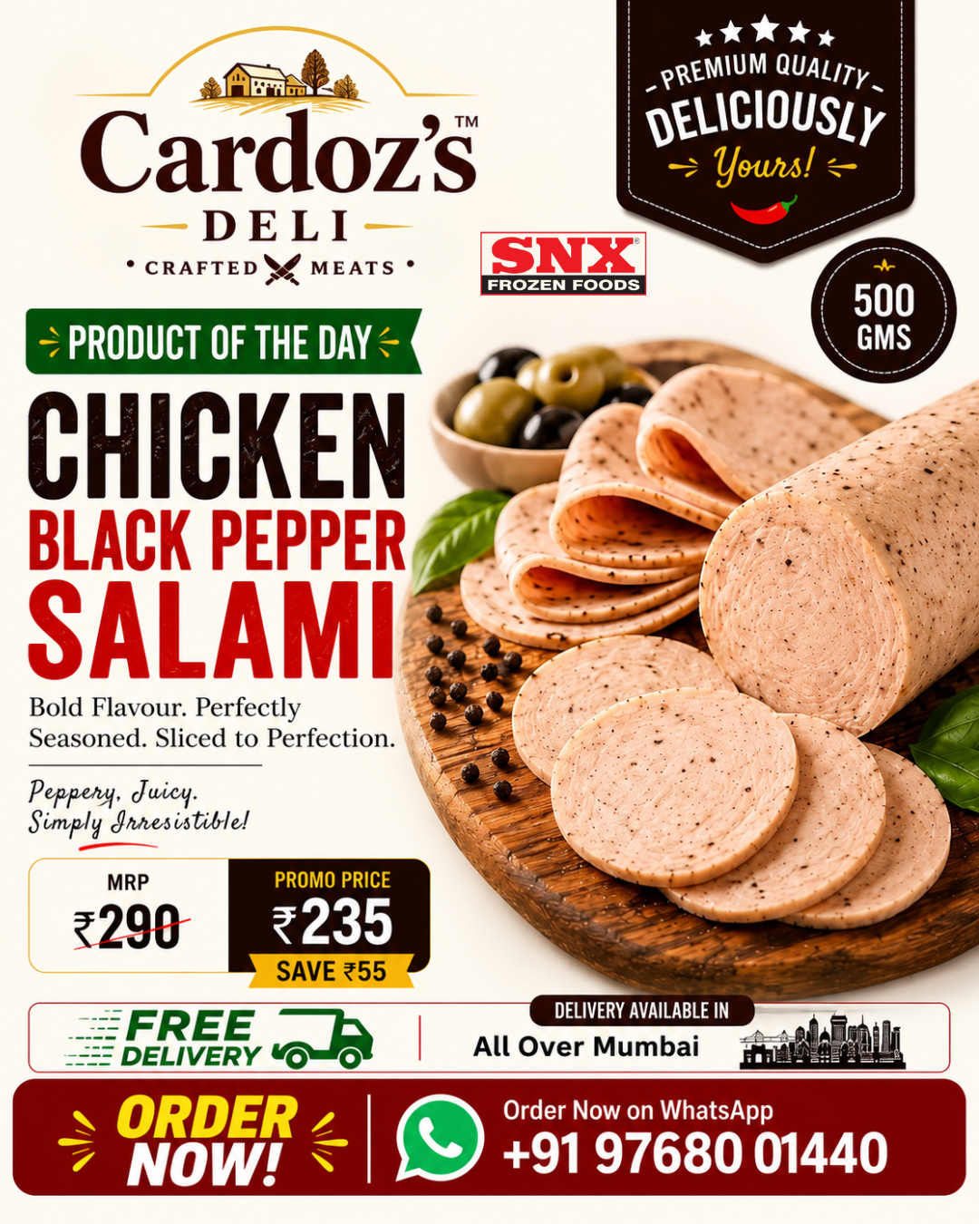 Cardozsdeli Facebook ad: Meat Lovers, This One's For You
