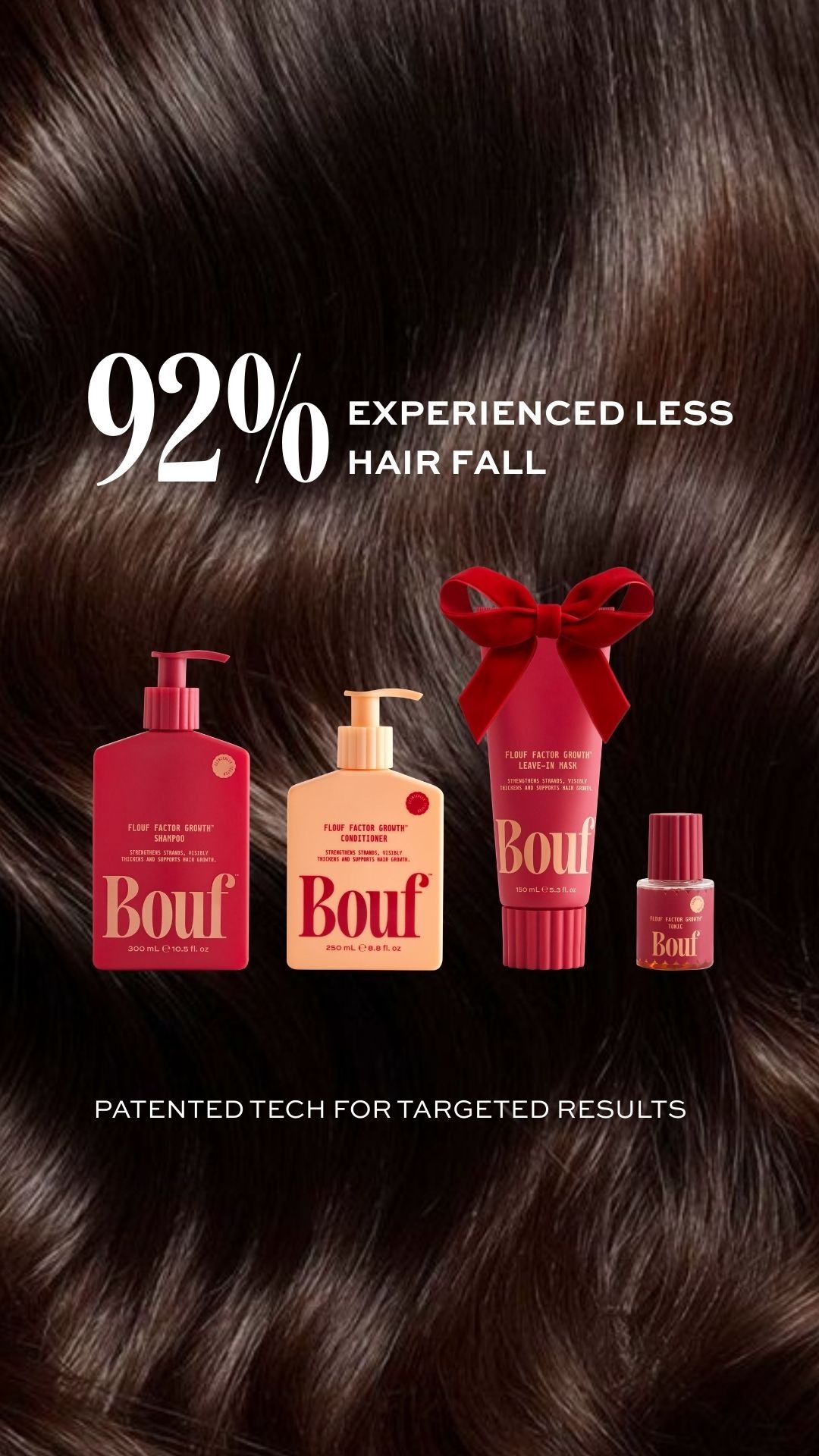 Bouf Haircare Facebook ad