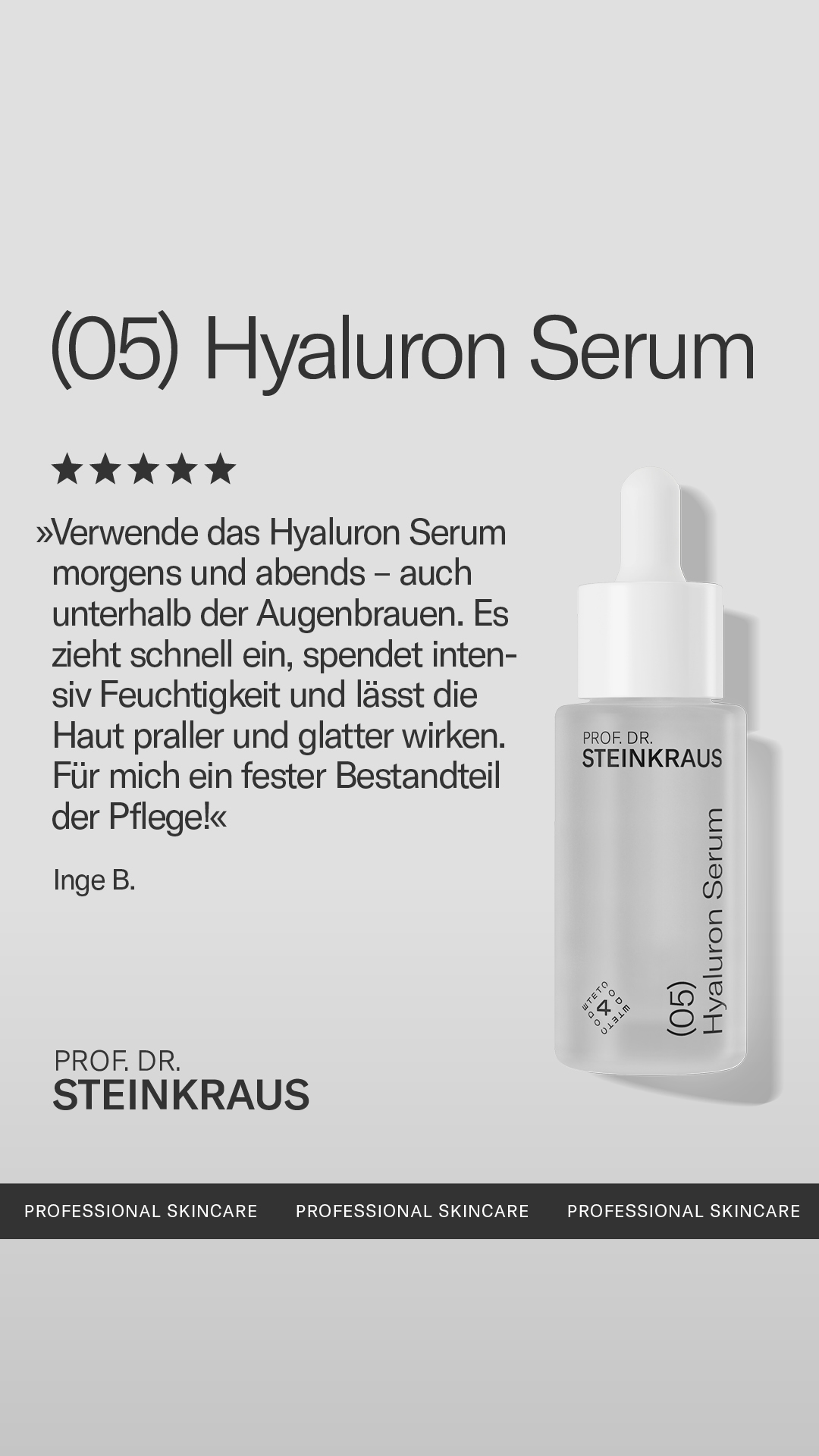 Prof. Dr. Steinkraus Facebook ad