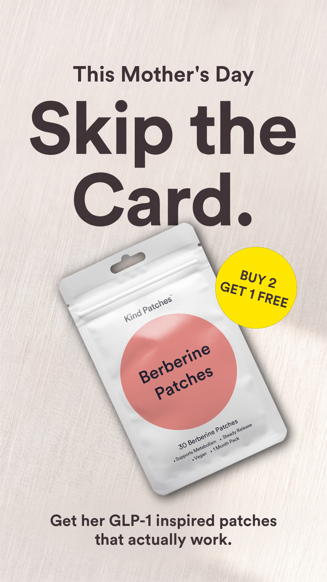 Kind Patches Facebook ad