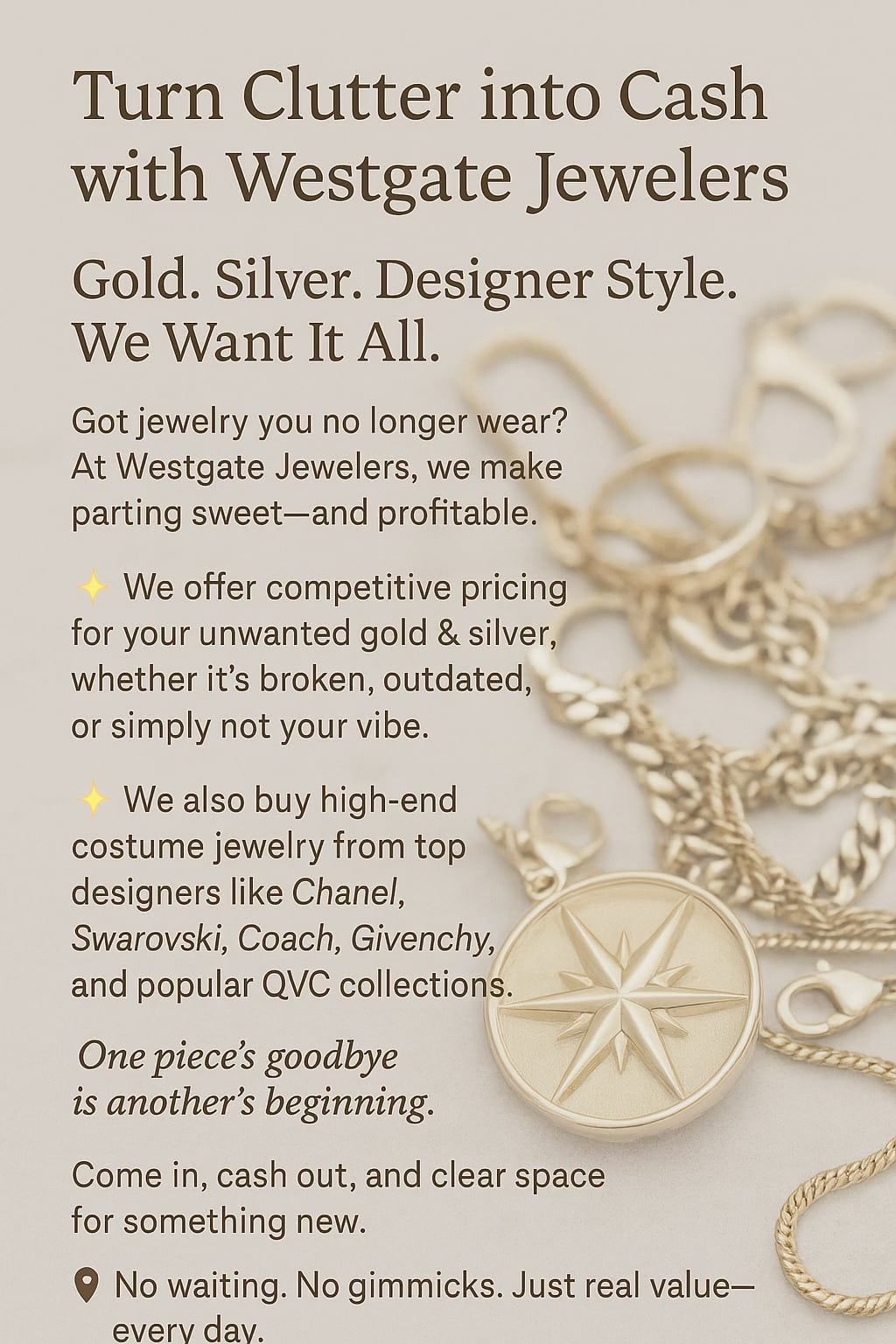 Westgate Jewelers Facebook ad: Westgate Jewelers is located in Historic Downtown Bethlehem…