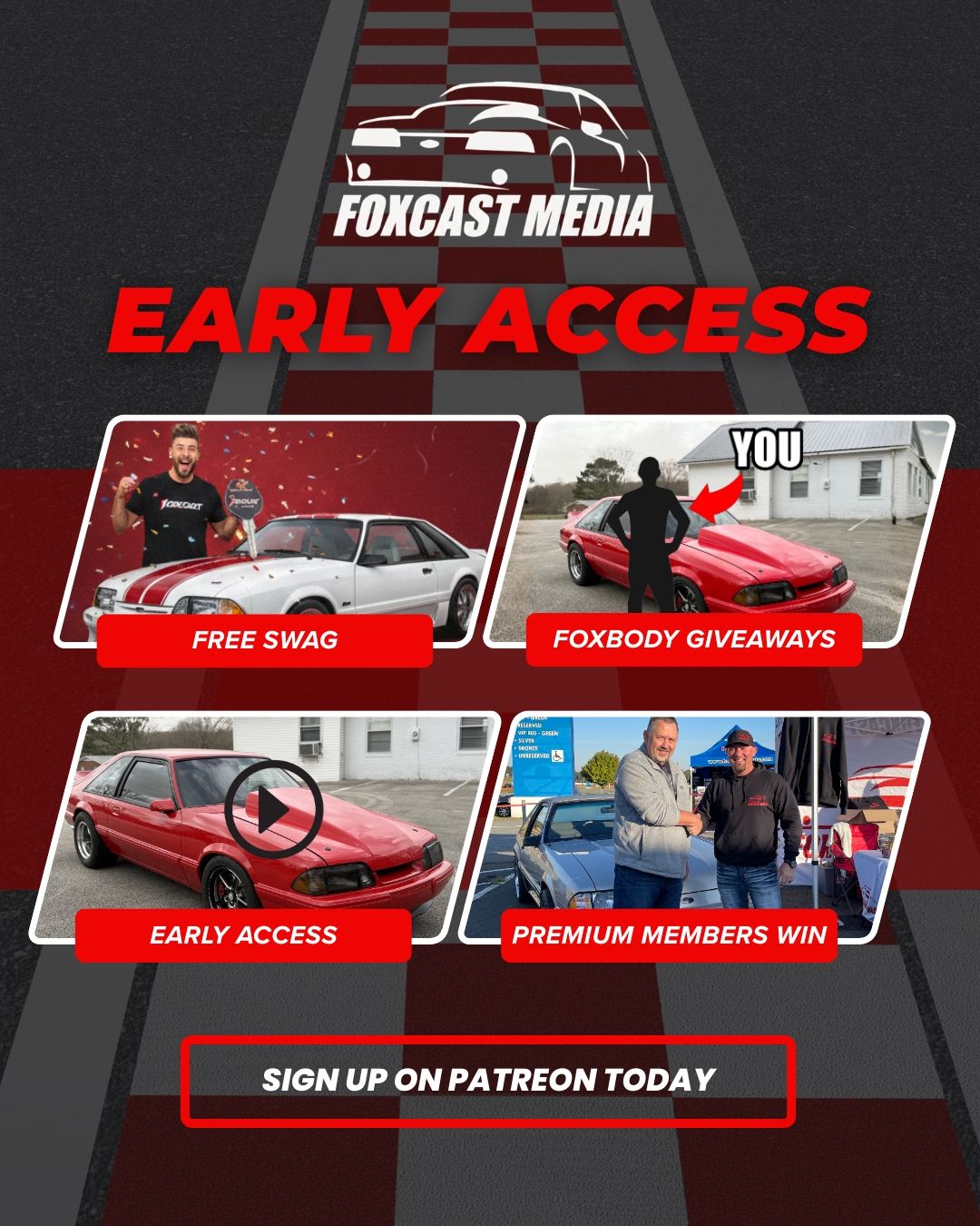 Foxcast Media Facebook ad: This Isn’t Just Content. It’s a Brotherhood.