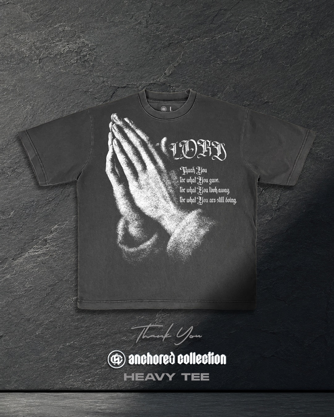 Anchored Collection Facebook ad: Thank You.