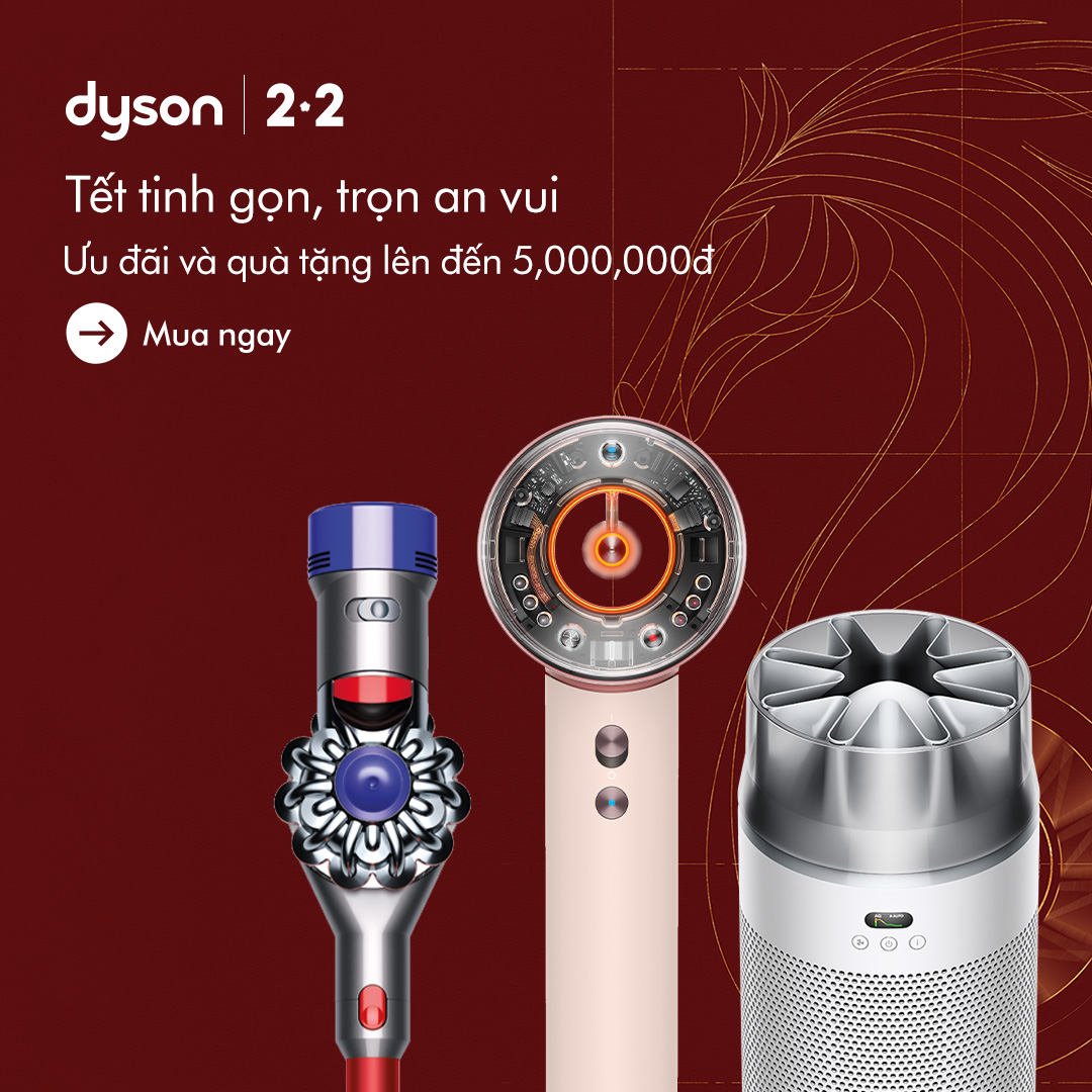 Dyson Facebook ad: ƯU ĐÃI VÀ QUÀ TẶNG TẾT LÊN ĐẾN 5 TRIỆU
