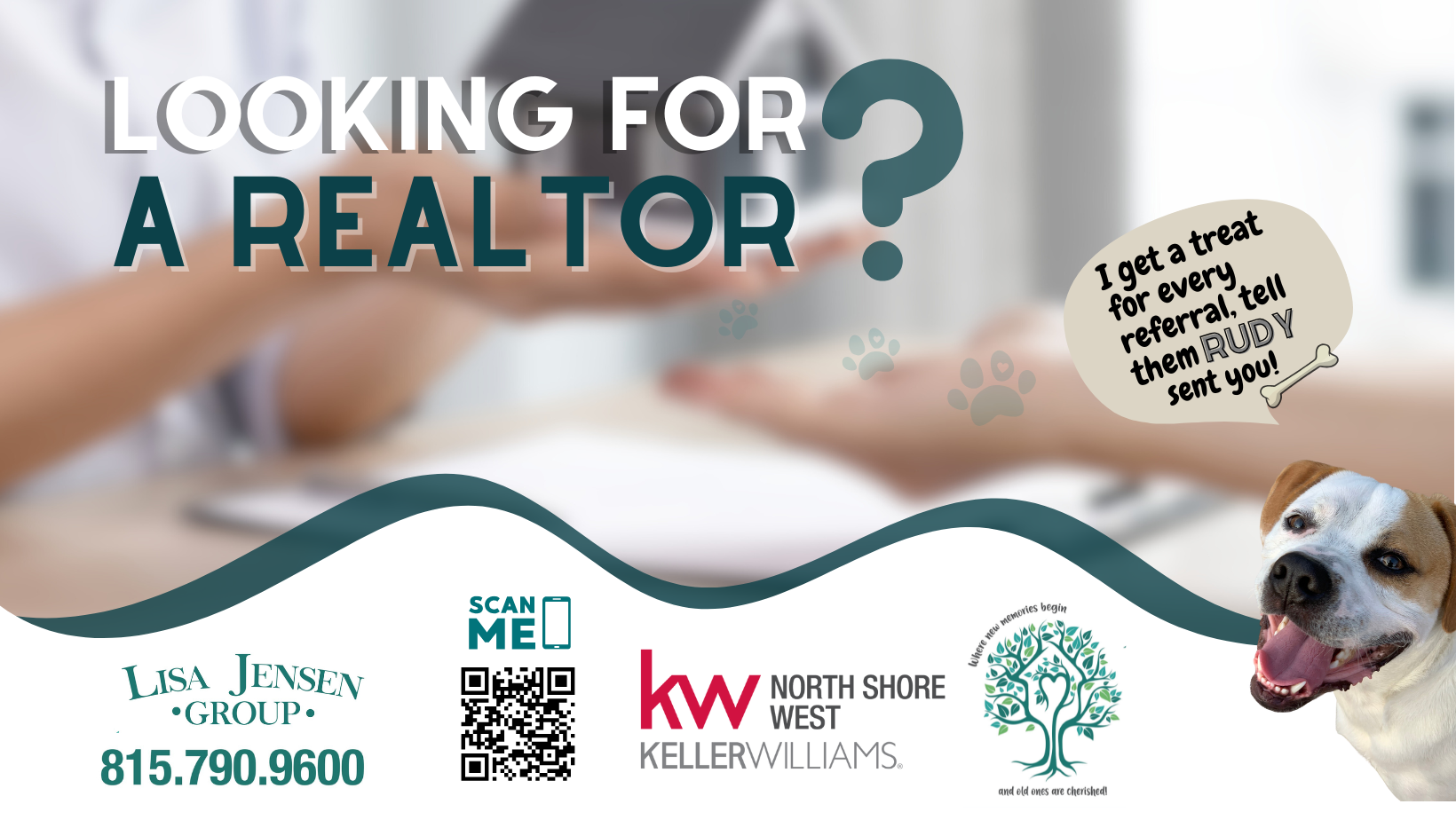 Lisa Jensen Group at Keller Williams North Shore West Facebook ad: McHenry County Top 1%