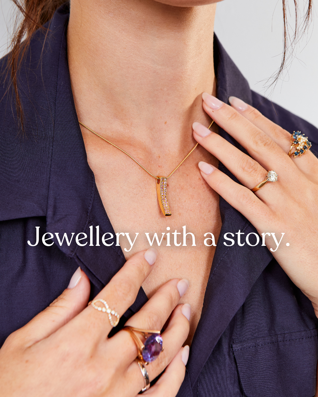 Charles Fish Facebook ad: Shop Pre-Loved Jewellery