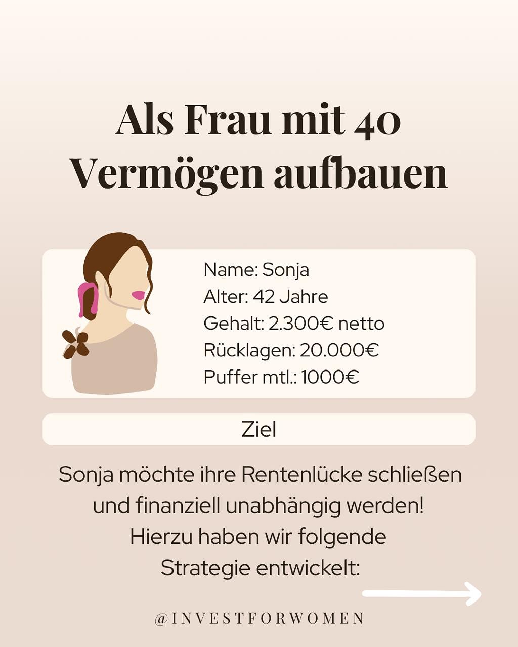 Investforwomen Facebook ad