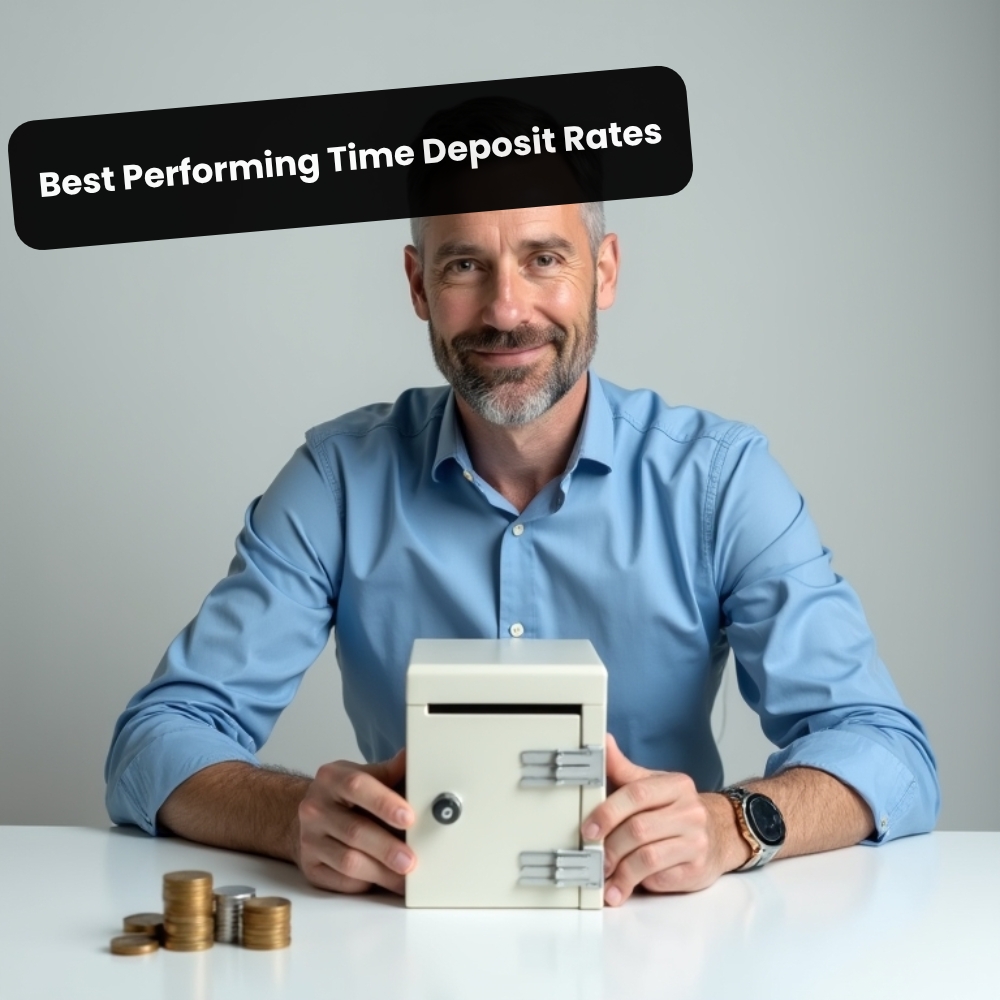 Thesearchhound Flare Facebook ad: Best Performing Time Deposit Rates.