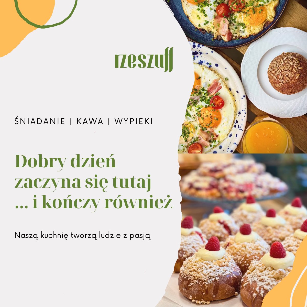rzeszuff Facebook ad: Śniadanie 8:00-16:00 | Kawa | Świetne Wypieki |…