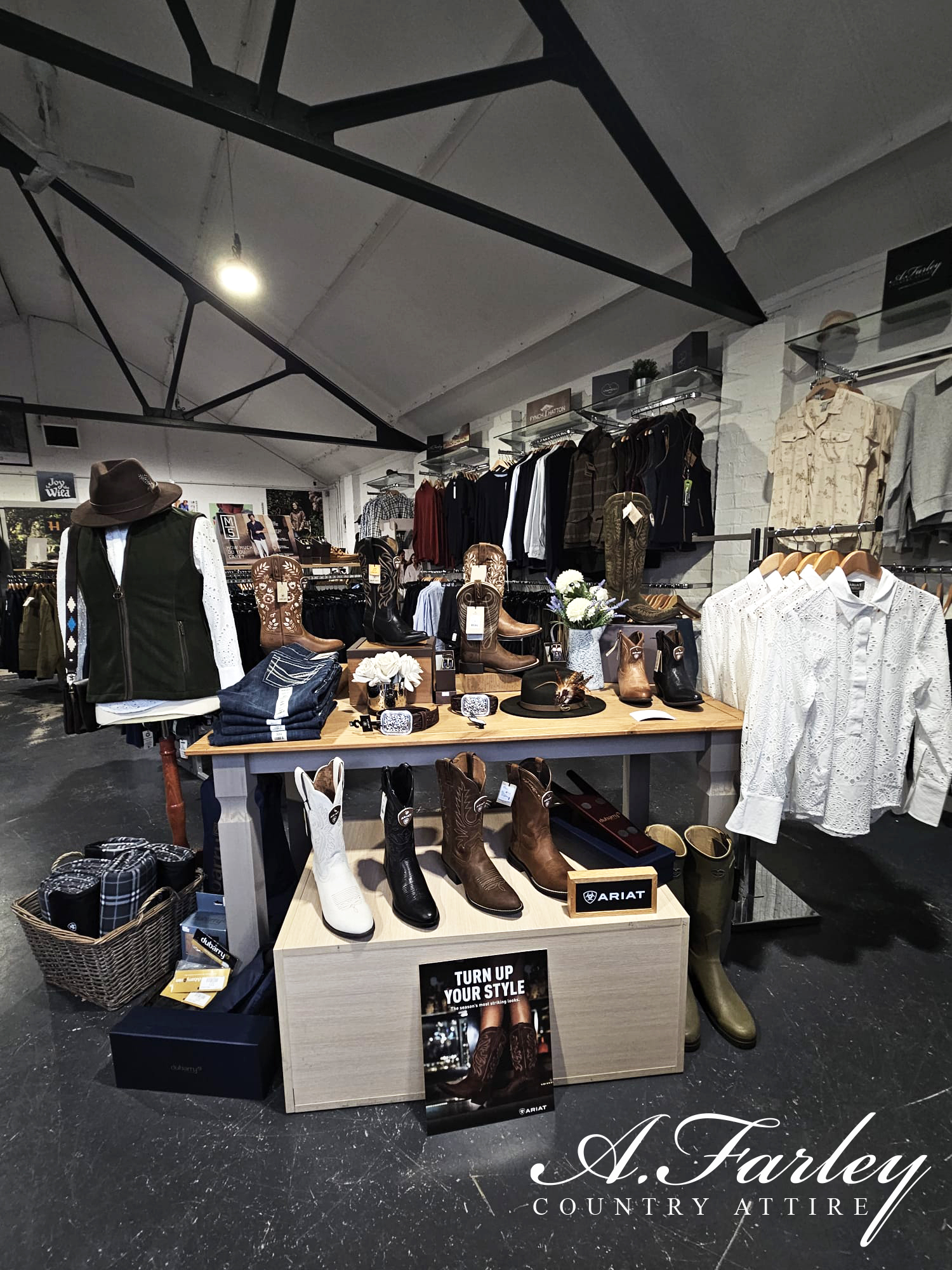 A Farley Country Attire Facebook ad: Looking for premium country clothing in Leicestershire?