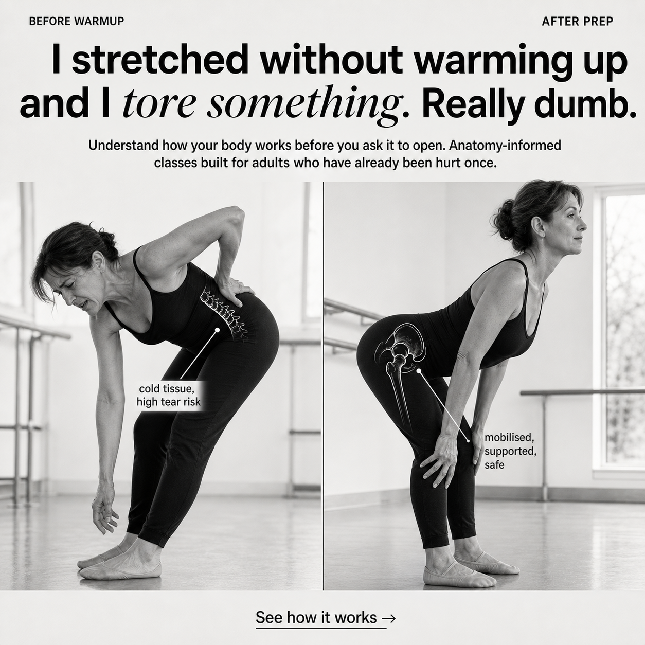 Dance Masterclass Facebook ad