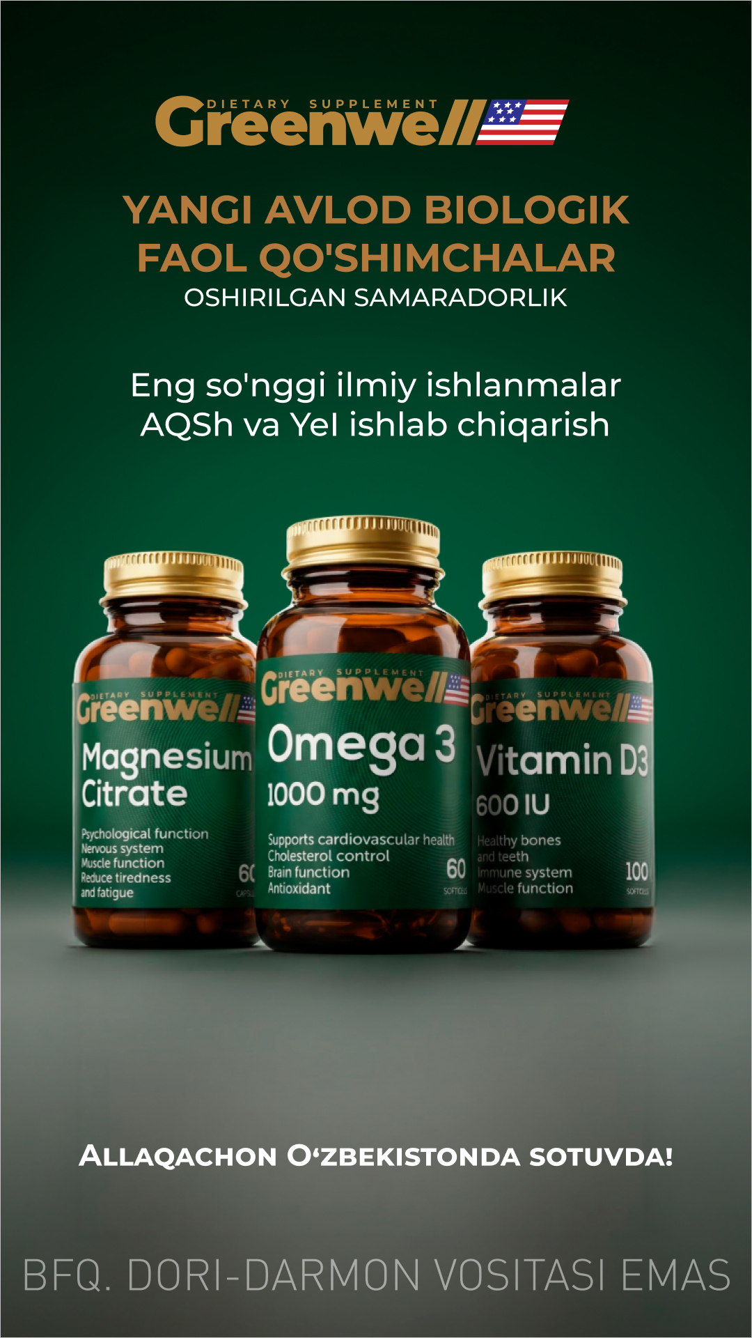 Greenwell Uzbekistan Facebook ad