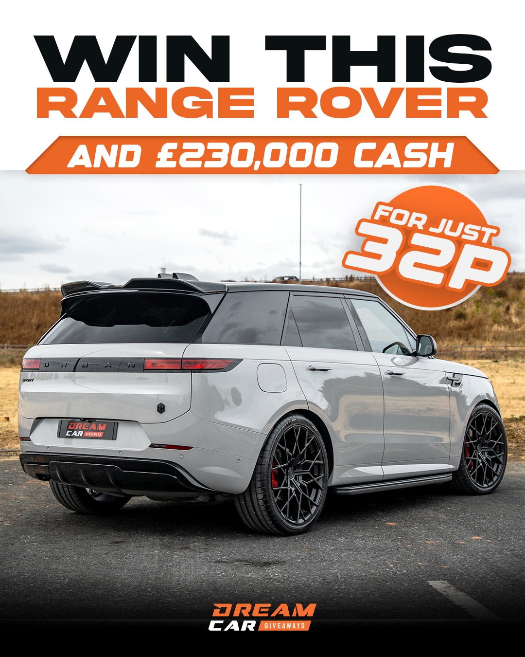 Dream Car Giveaways Facebook ad
