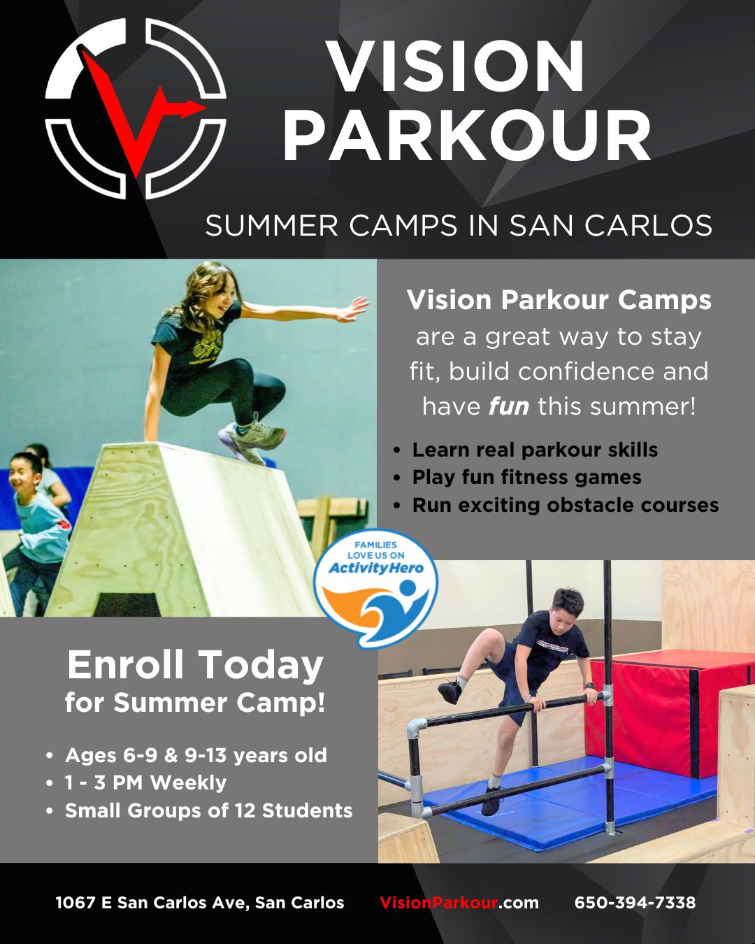 visionparkour Facebook ad