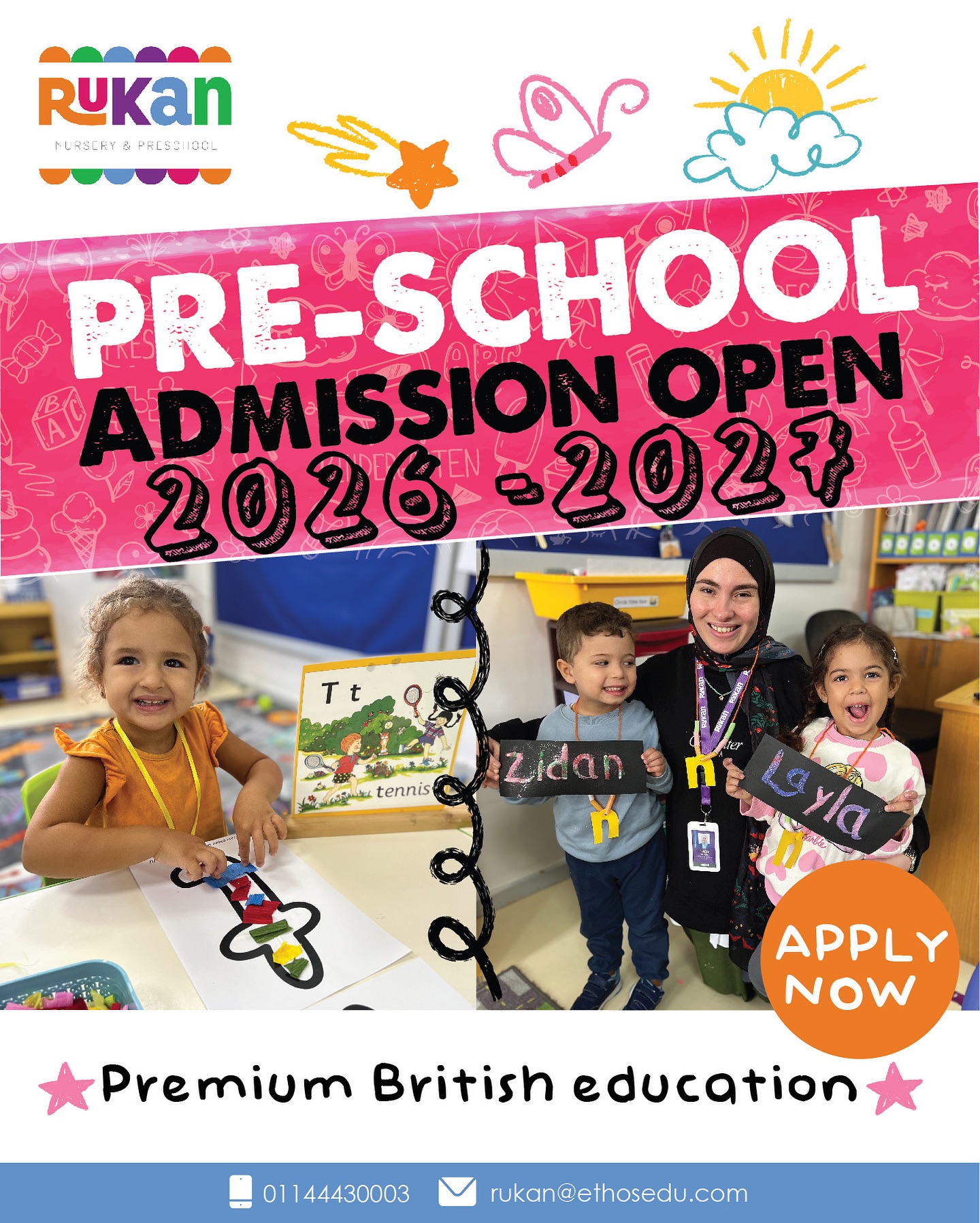 Rukan Nursery & Preschool Facebook ad