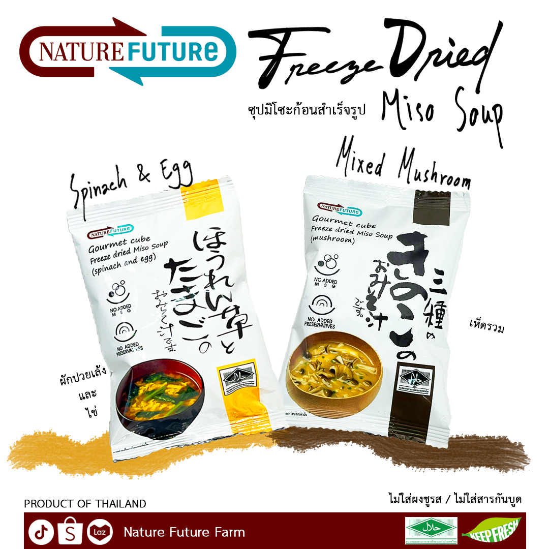 Nature Future Farm Thailand Facebook ad: ซุปมิโซะแบบญี่ปุ่นแท้ พบกับ NATURE FUTURE Gourmet cube…