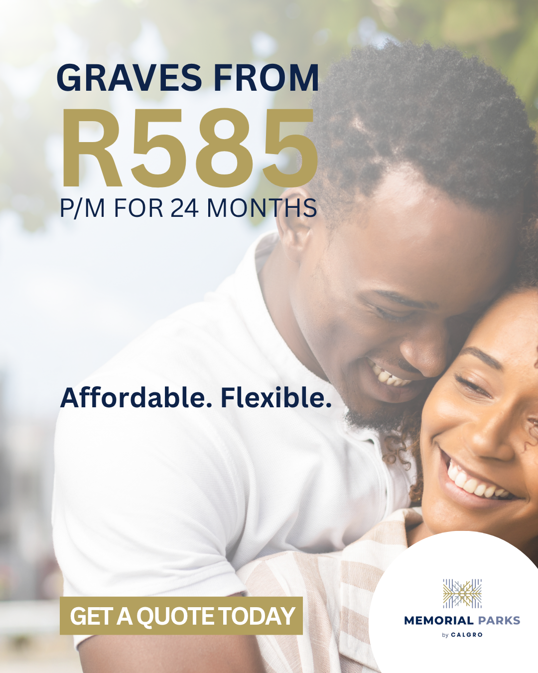Calgro M3 Memorial Parks Facebook ad: Have you secured your family’s burial space?