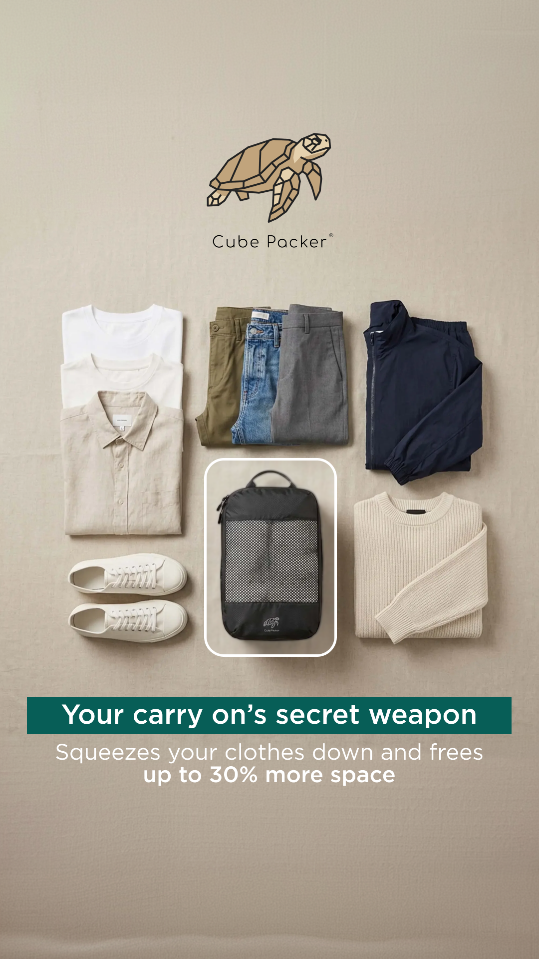 Cube Packer Facebook ad