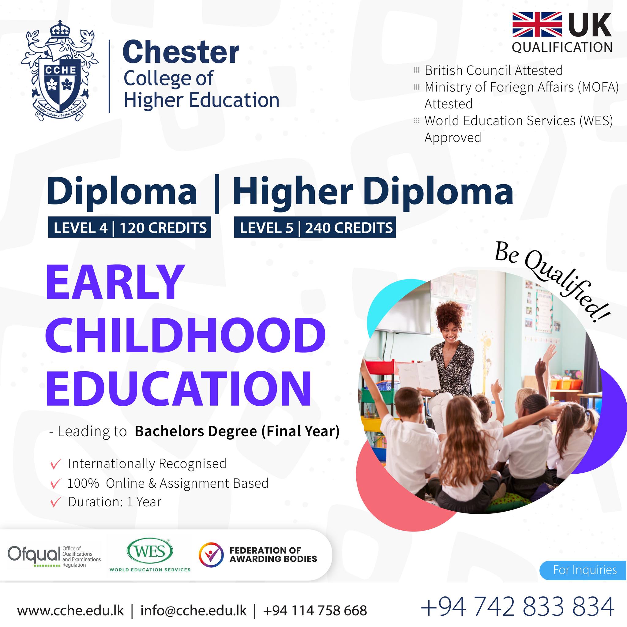 Chester College of Higher Education - CCHE Facebook ad