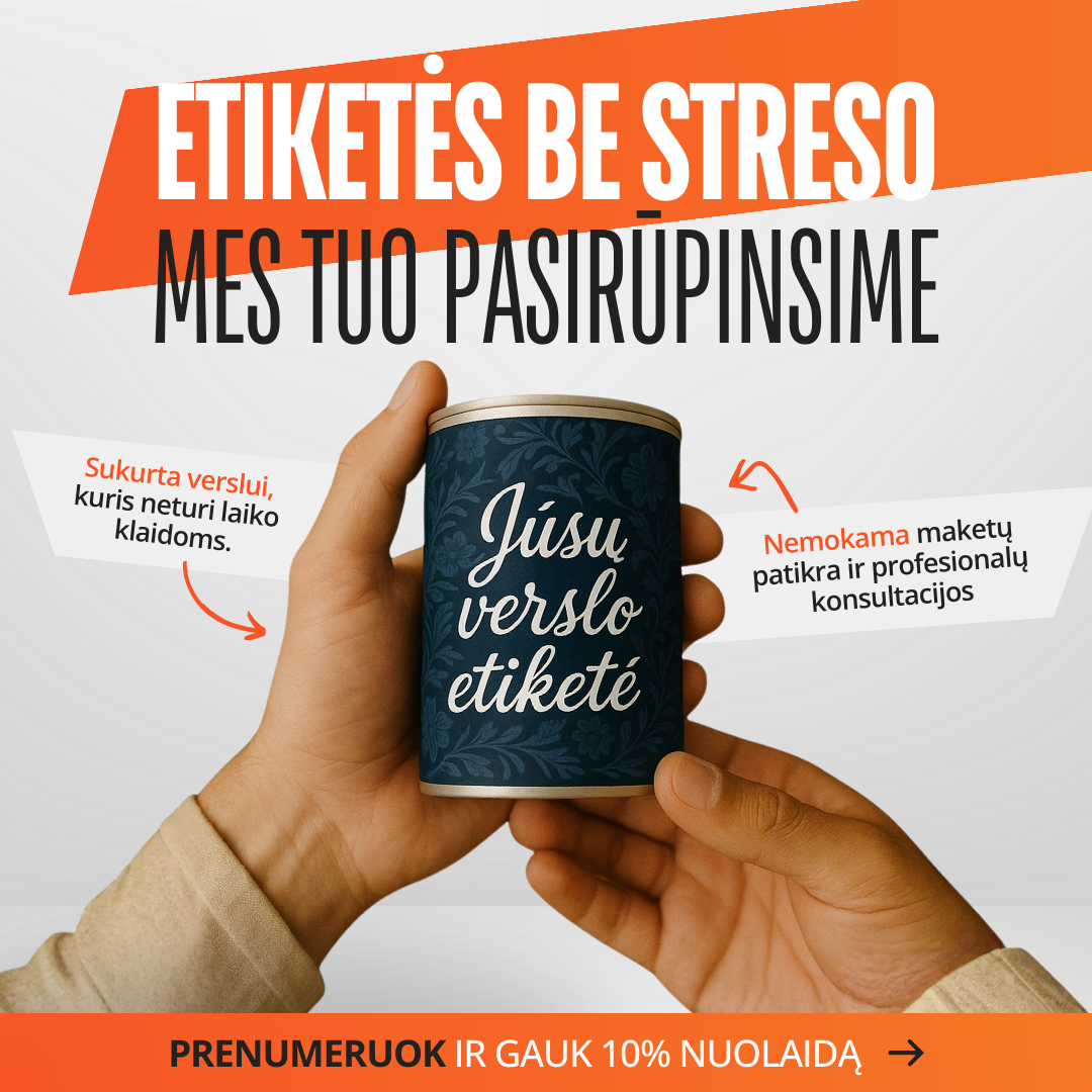 etikete.lt Facebook ad