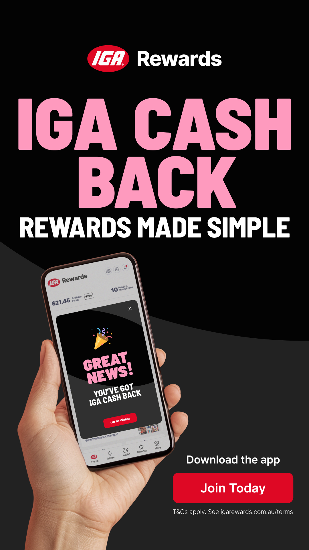 IGA Facebook ad