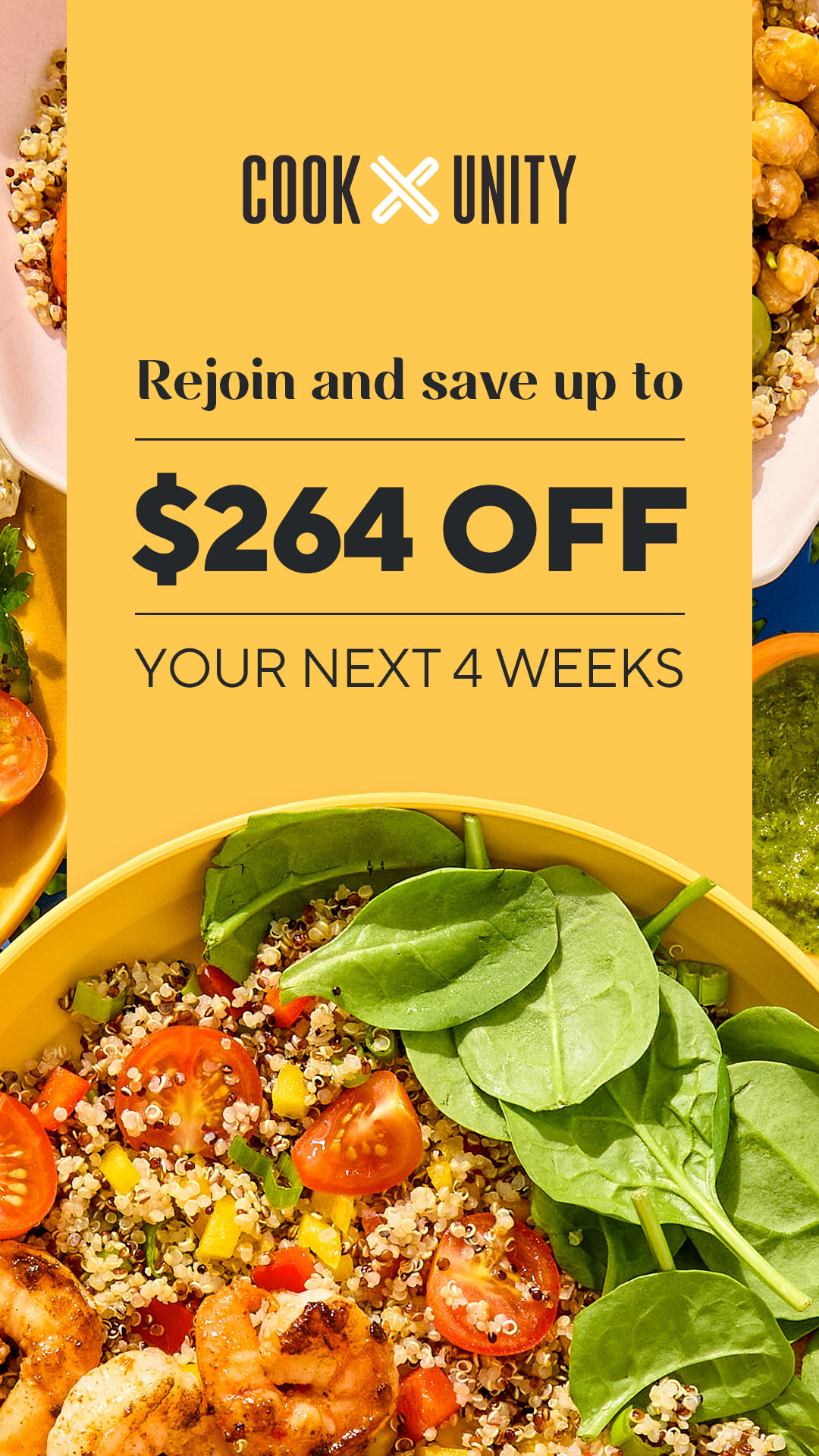 CookUnity Facebook ad