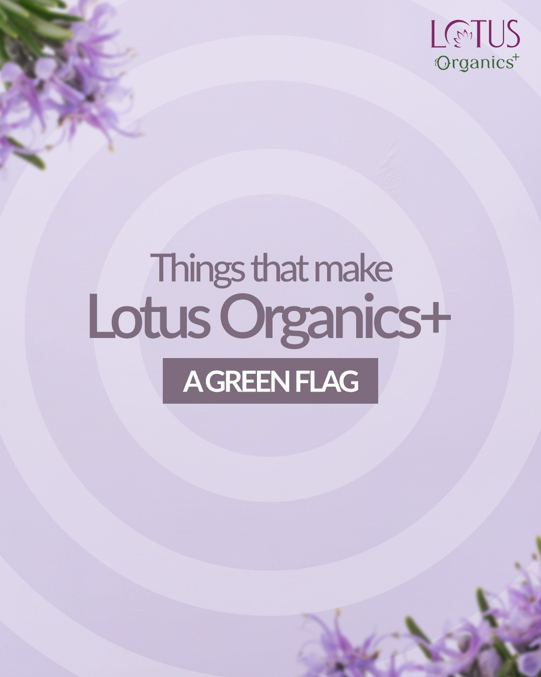 Lotus Organics + Facebook ad