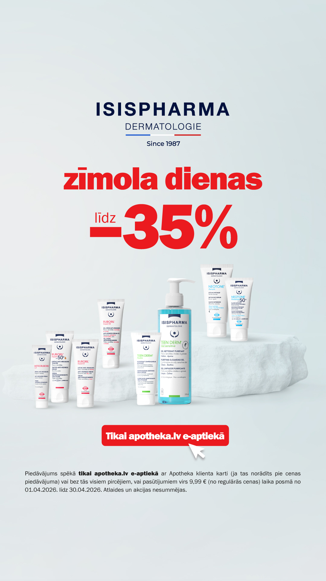 Apotheka Latvija Facebook ad
