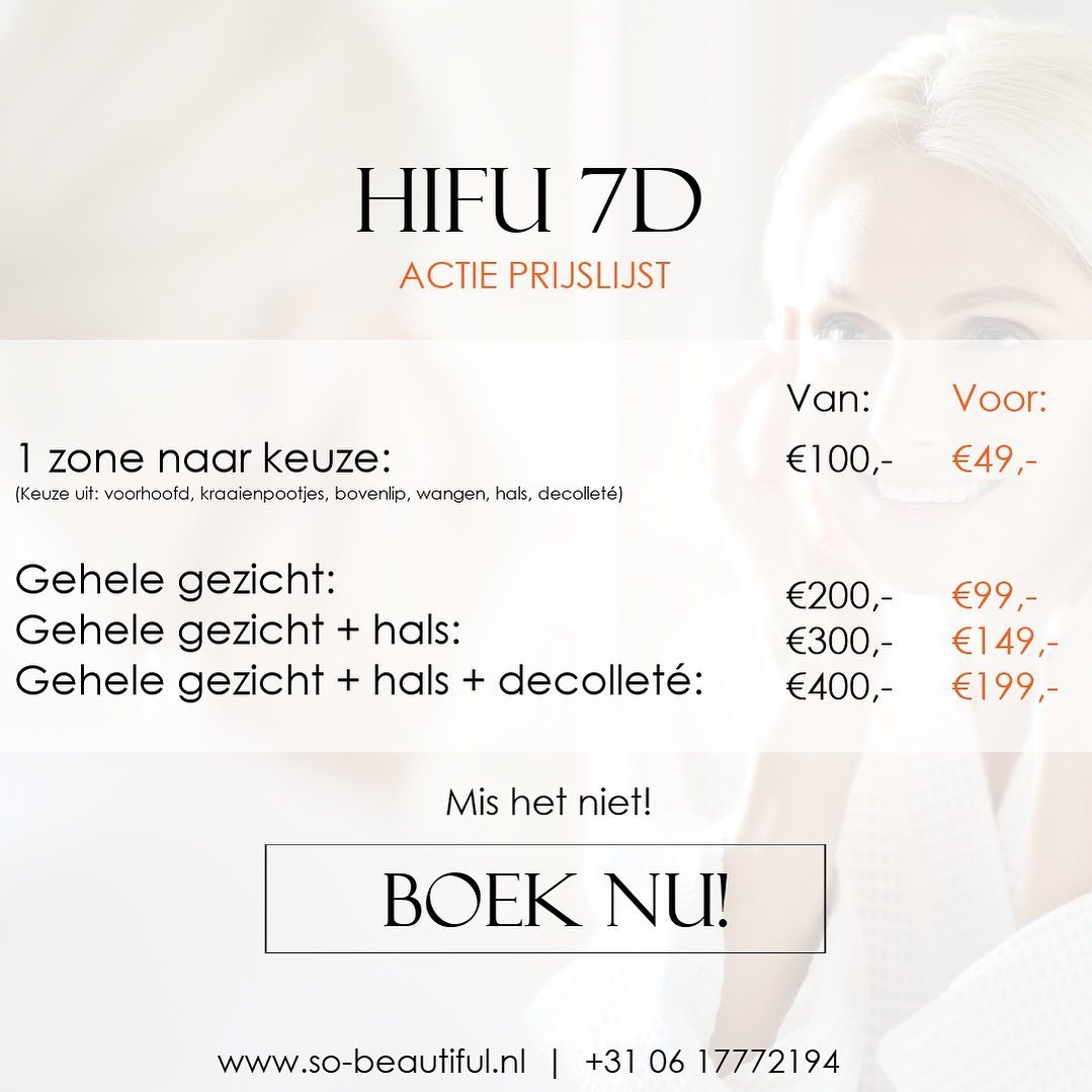 So Beautiful Facebook ad: ACTIE