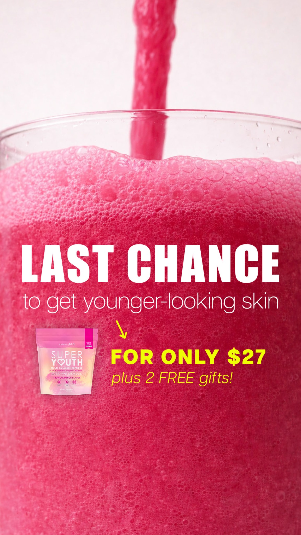 SkinnyFit Facebook ad