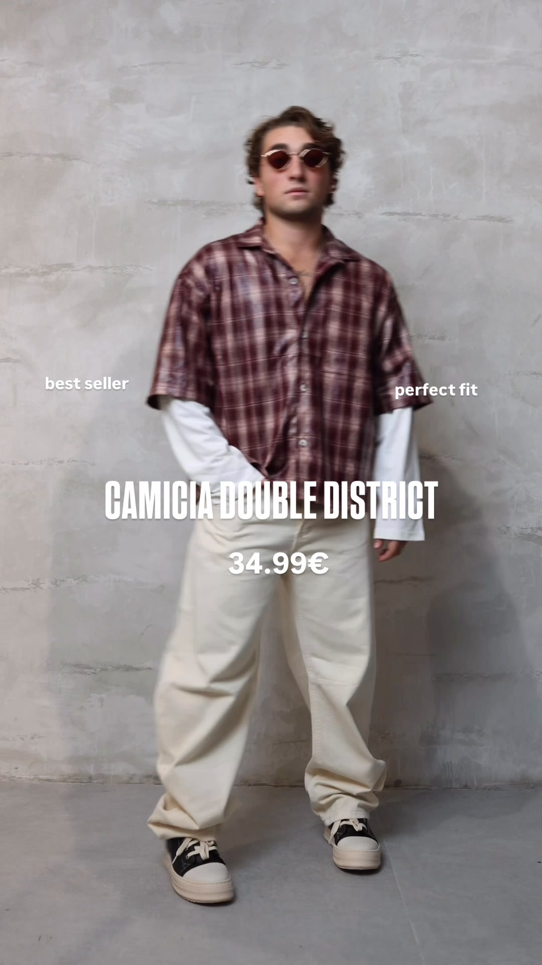 RARI boutique smcv Facebook ad: Camicia Double District