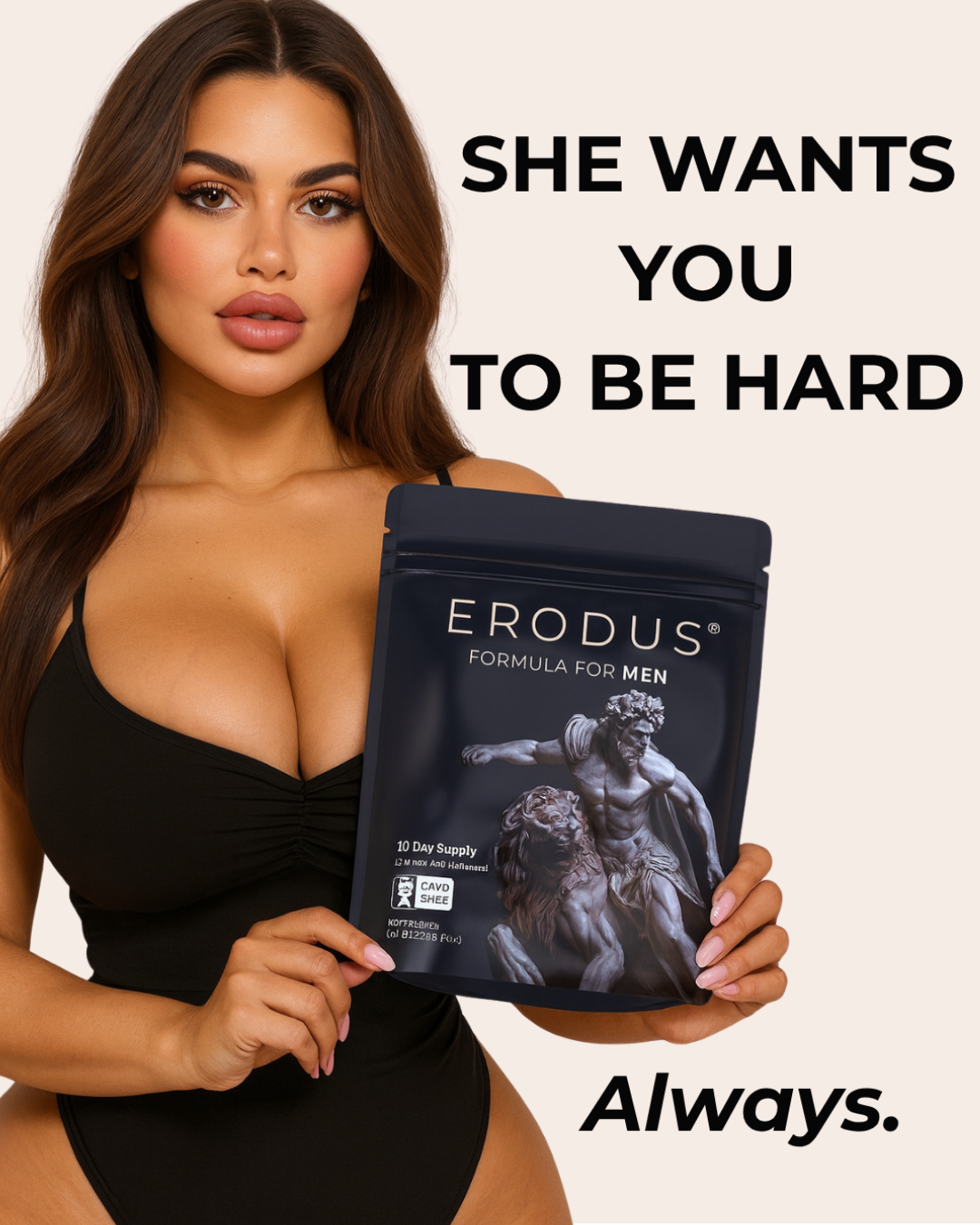 Erodus Formula For Men Facebook ad