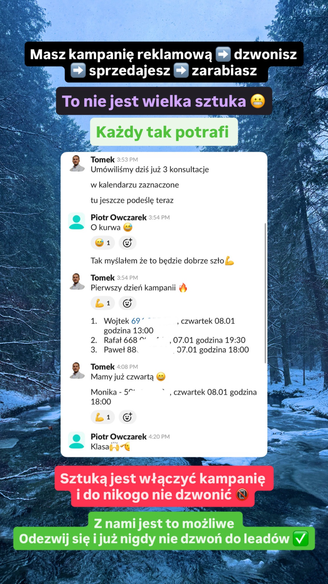 Quantum Digital Facebook ad: Dzwonimy do leadów za Ciebie, nasi asystenci kontaktują…