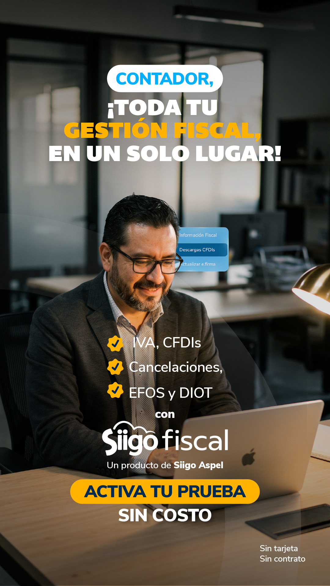 Siigo Aspel Facebook ad: Ideal para contadores y despachos contables