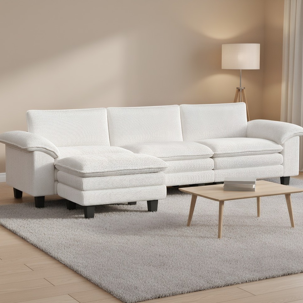 HOMCOM Facebook ad: The kind of sofa you sink into and…