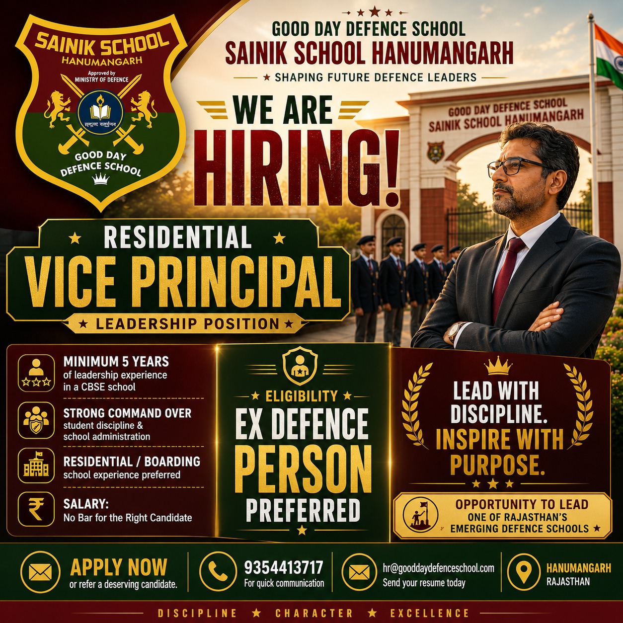 GOOD DAY DEFENCE SCHOOL Facebook ad