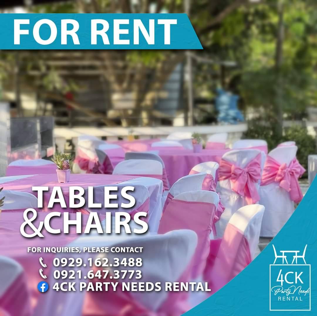 4CK Party Needs Rental Facebook ad: 4CK PARTYNEEDS RENTAL SERVICES