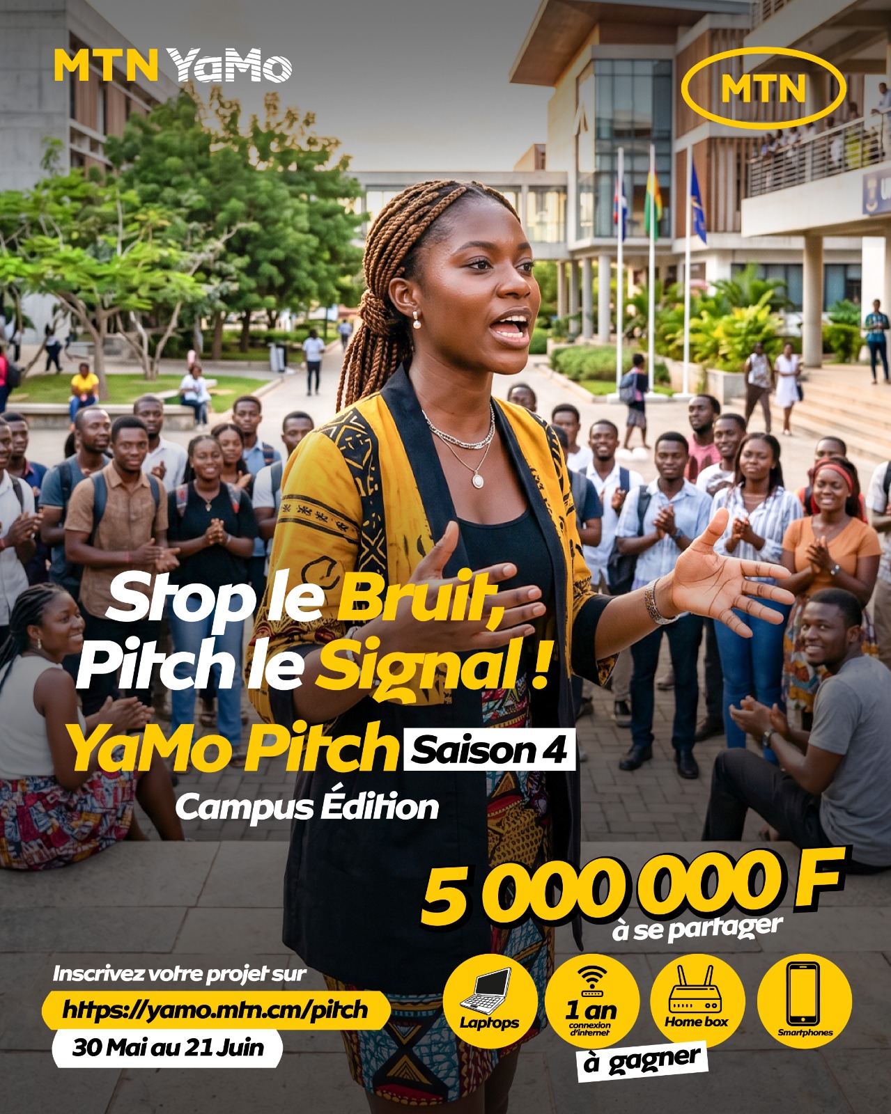 MTN Cameroon Facebook ad: Ton idée peut changer ta vie… et notre…