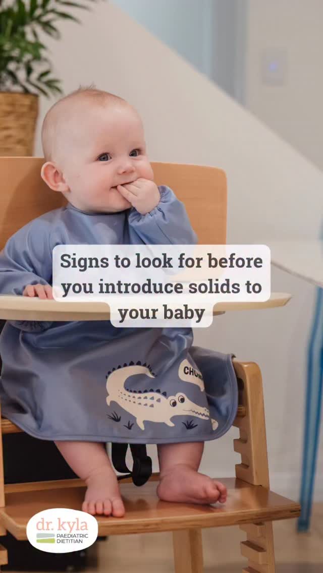 Dr Kyla- Paediatric Dietitian Facebook ad: Is your baby ready to start solids?