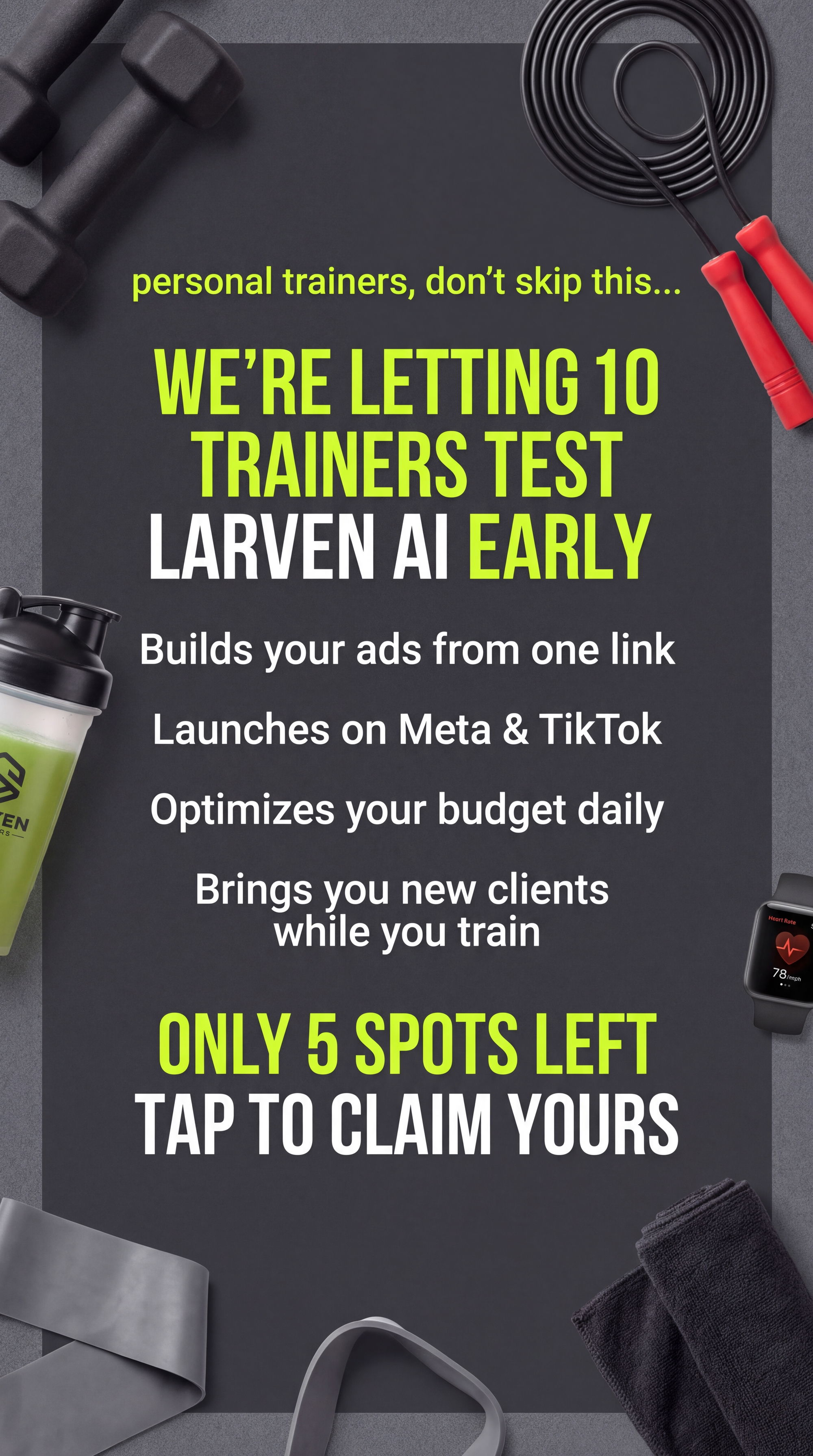 Larven AI Facebook ad