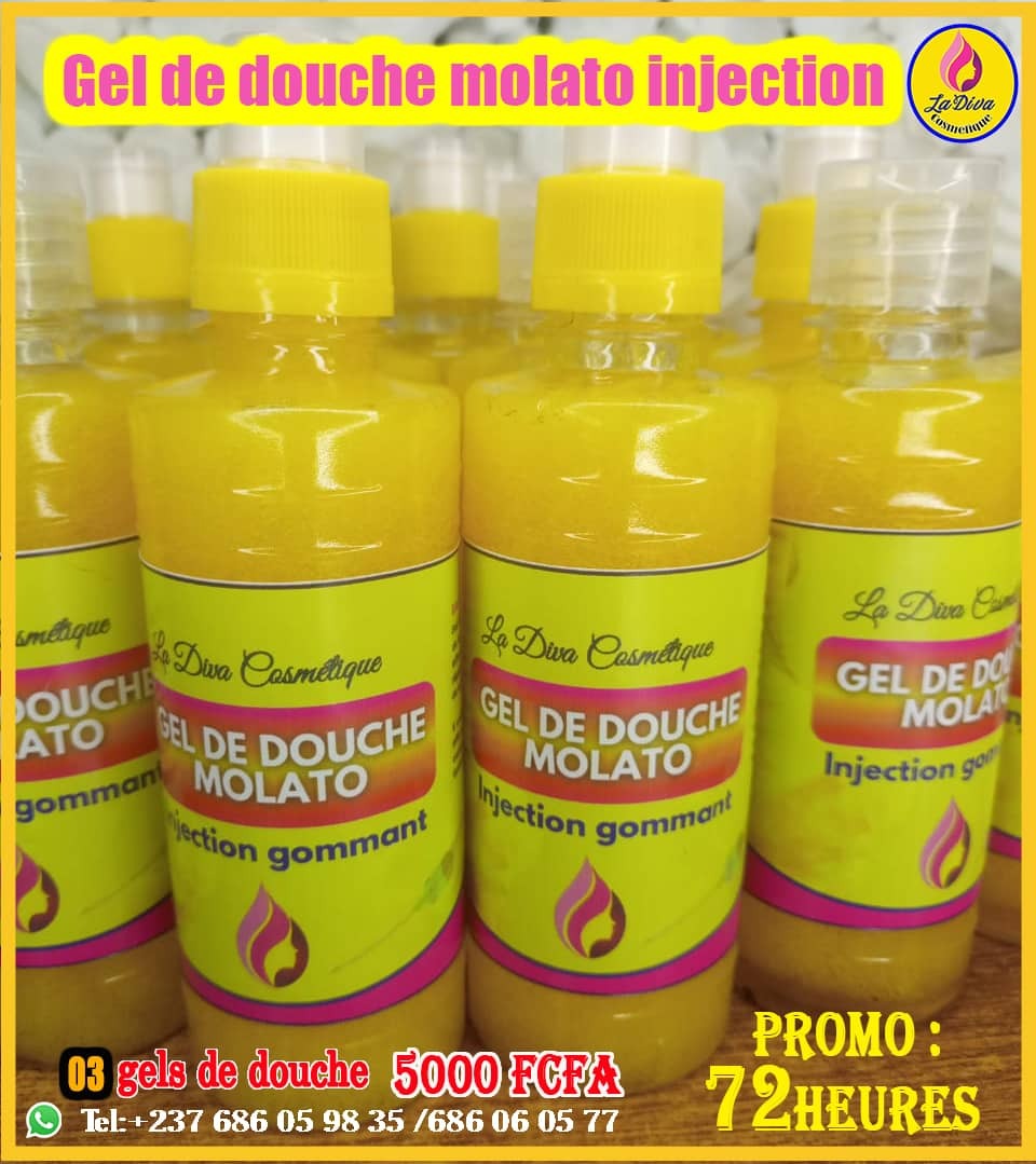 La diva cosmétique Africa Facebook ad: 3 GEL 5000FRS