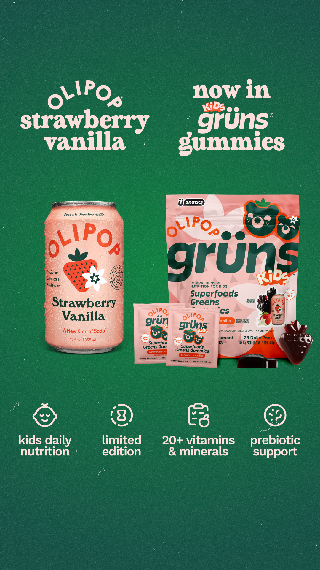 Grüns Kids Facebook ad